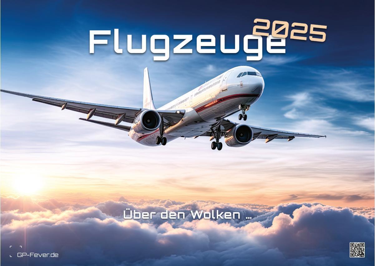 Cover: 9783986734244 | Planes - Über den Wolken - Flugzeuge - 2025 - Kalender DIN A3 | 15 S.