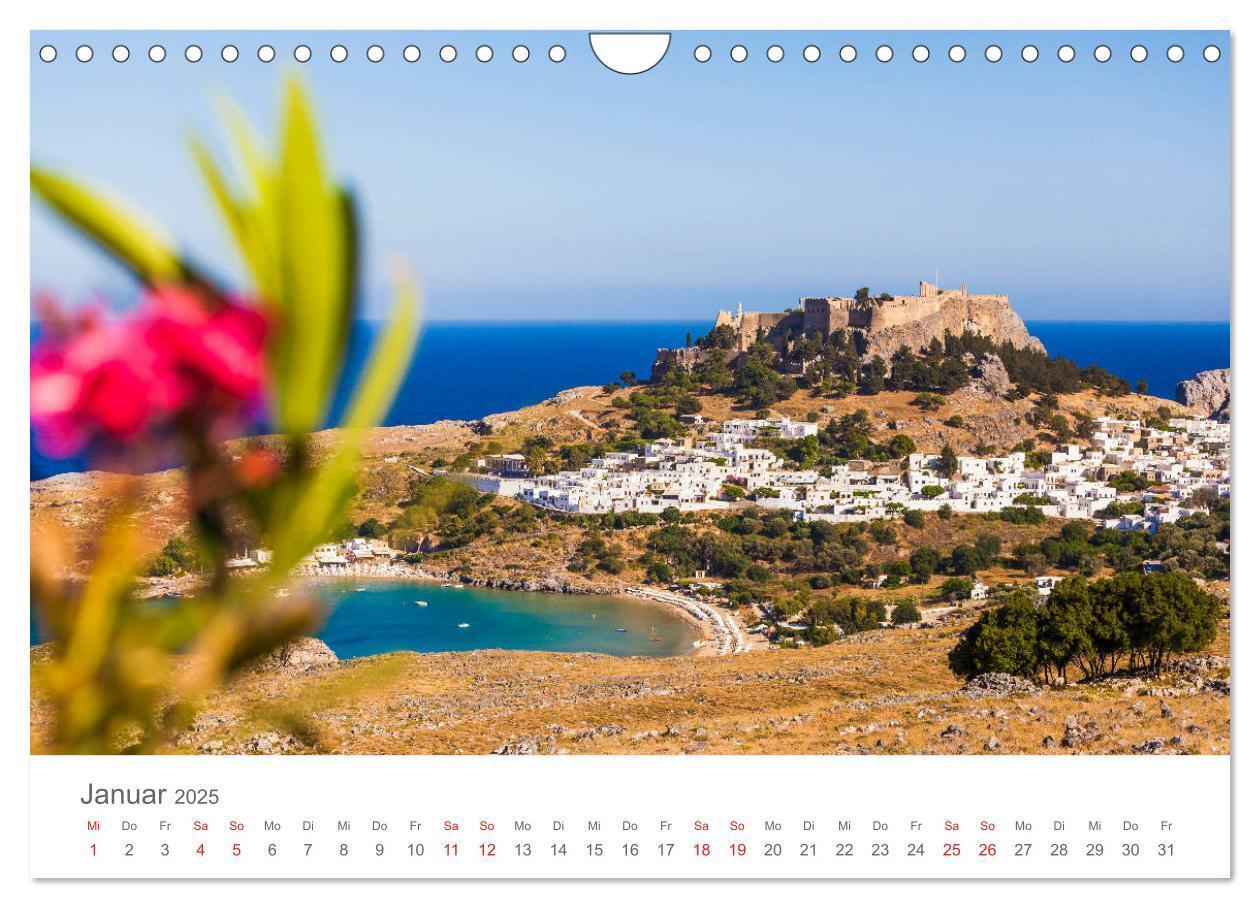 Bild: 9783435400737 | RHODOS Impressionen (Wandkalender 2025 DIN A4 quer), CALVENDO...