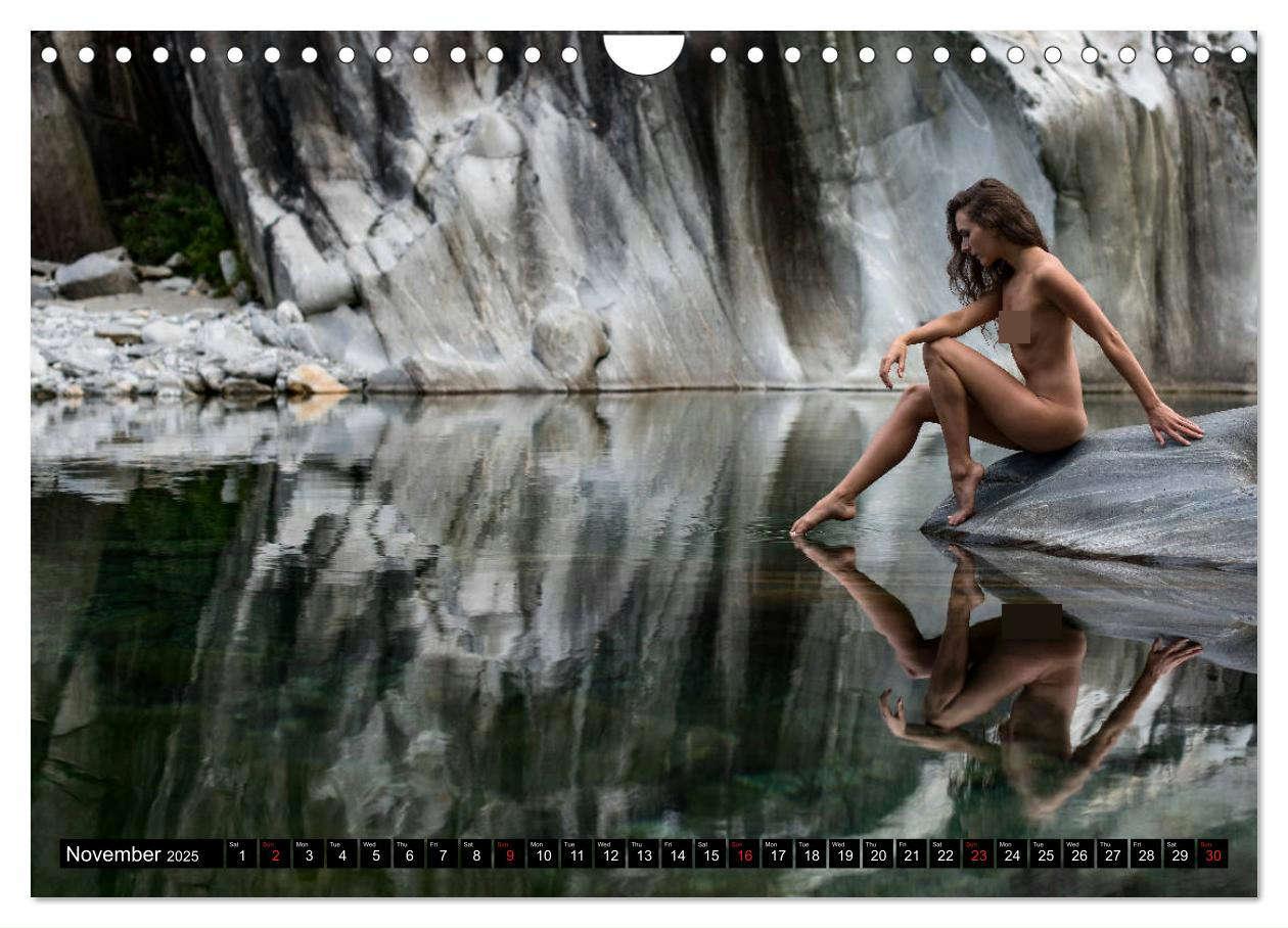 Bild: 9781325942916 | Nudes in Ticino (Wall Calendar 2025 DIN A4 landscape), CALVENDO 12...