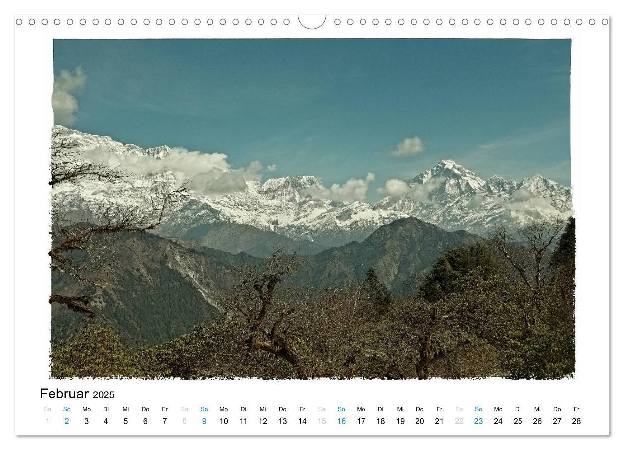 Bild: 9783435558476 | NEPAL GREAT HIMALAYA TRAIL - KULTUR ROUTE (Wandkalender 2025 DIN A3...