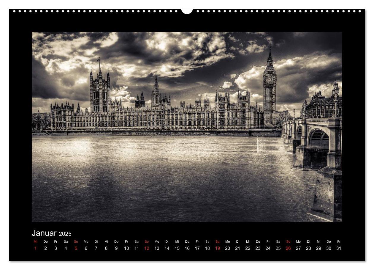 Bild: 9783435791668 | London-Bilder (Wandkalender 2025 DIN A2 quer), CALVENDO Monatskalender