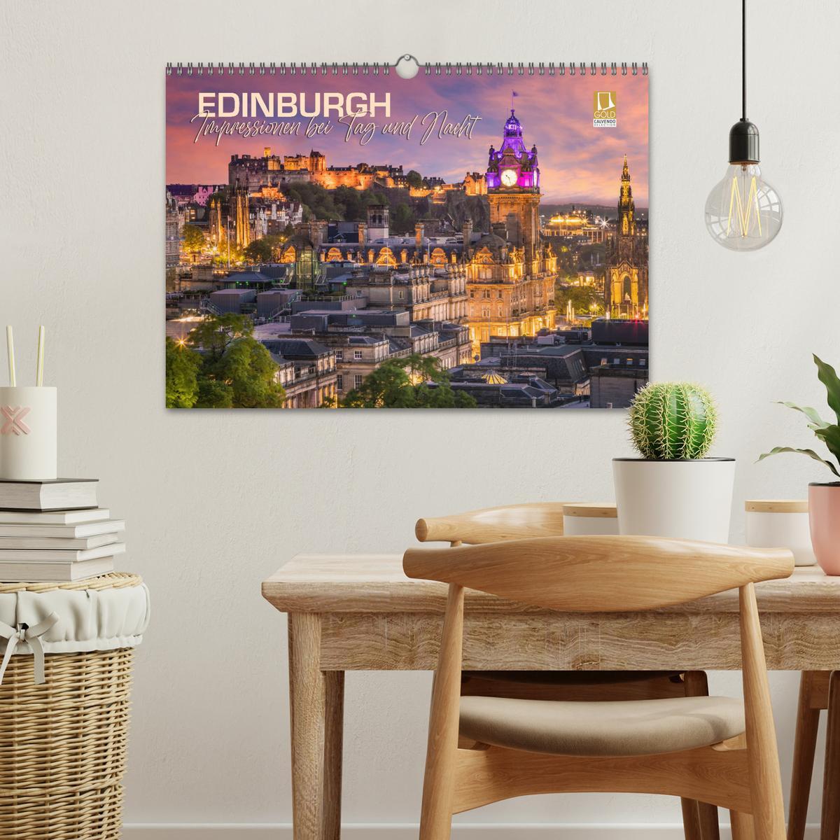 Bild: 9783383963353 | EDINBURGH Impressionen bei Tag und Nacht (Wandkalender 2025 DIN A3...