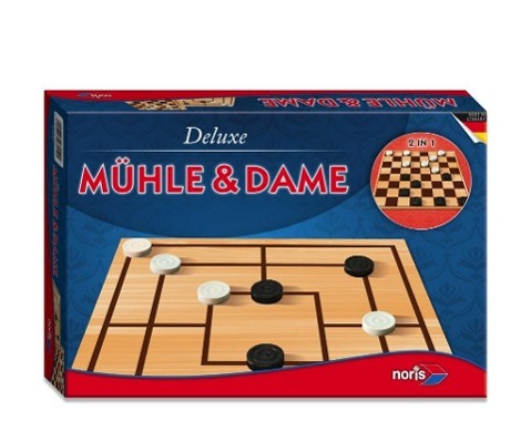 Cover: 4000826080121 | Deluxe - Mühle &amp; Dame | 2 Spieler | Spiel | 606108012 | Deutsch | 2015