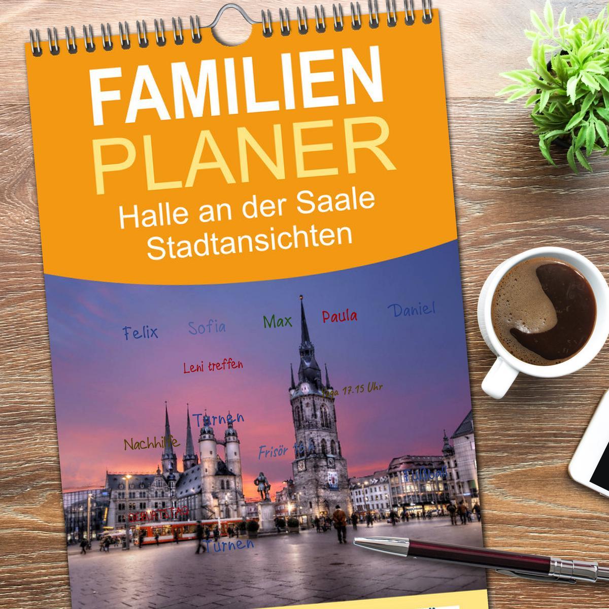 Bild: 9783457113004 | Familienplaner 2025 - Halle an der Saale - Stadtansichten 2025 mit...