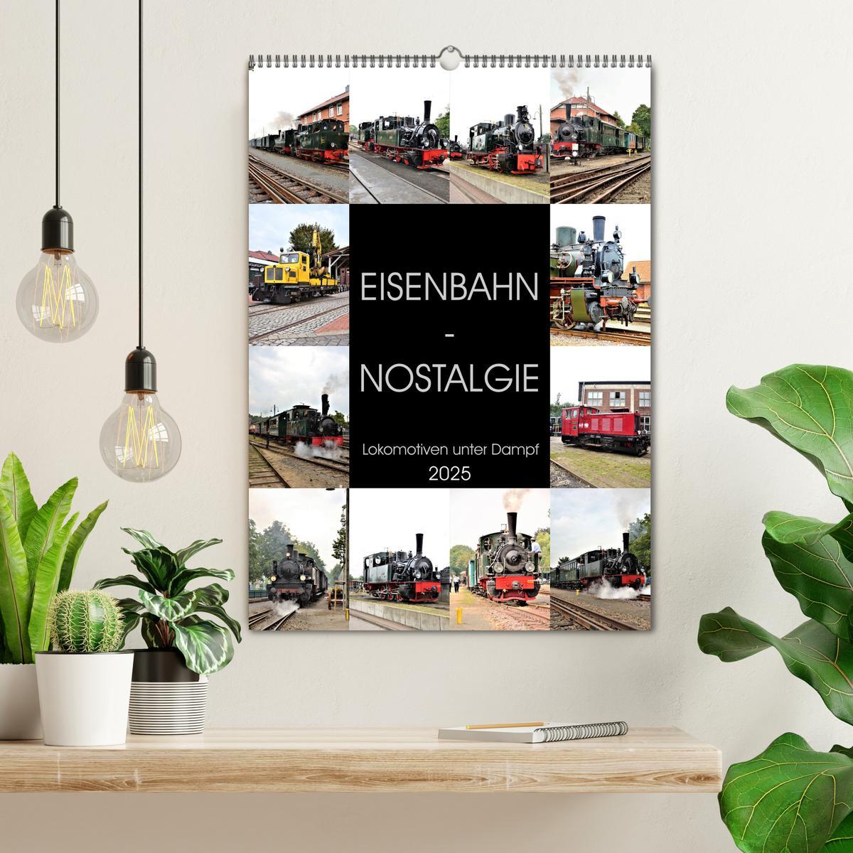 Bild: 9783457000526 | EISENBAHN - NOSTALGIE - 2025 (Wandkalender 2025 DIN A2 hoch),...