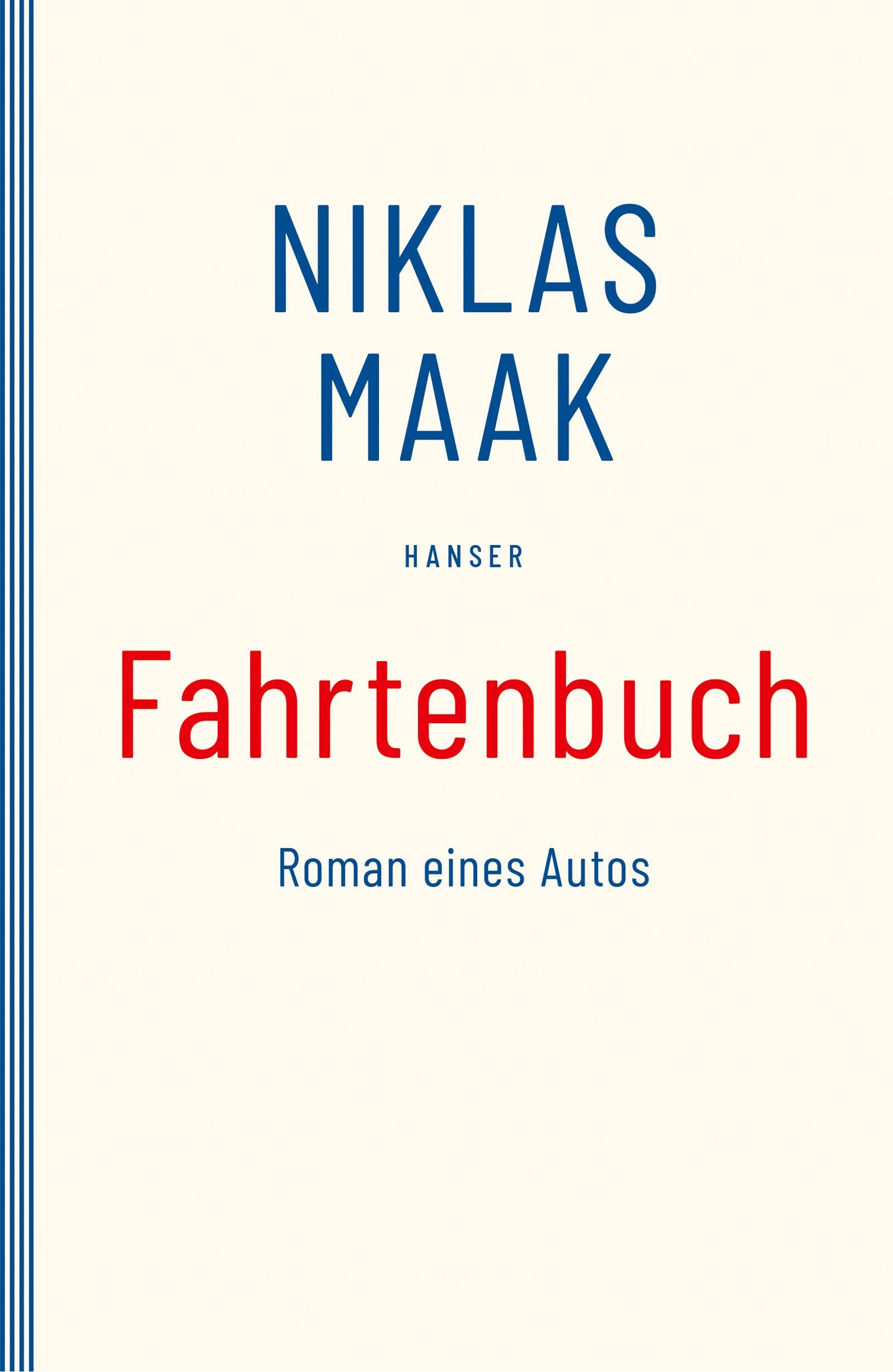 Cover: 9783446271388 | Fahrtenbuch | Roman eines Autos | Niklas Maak | Taschenbuch | 368 S.