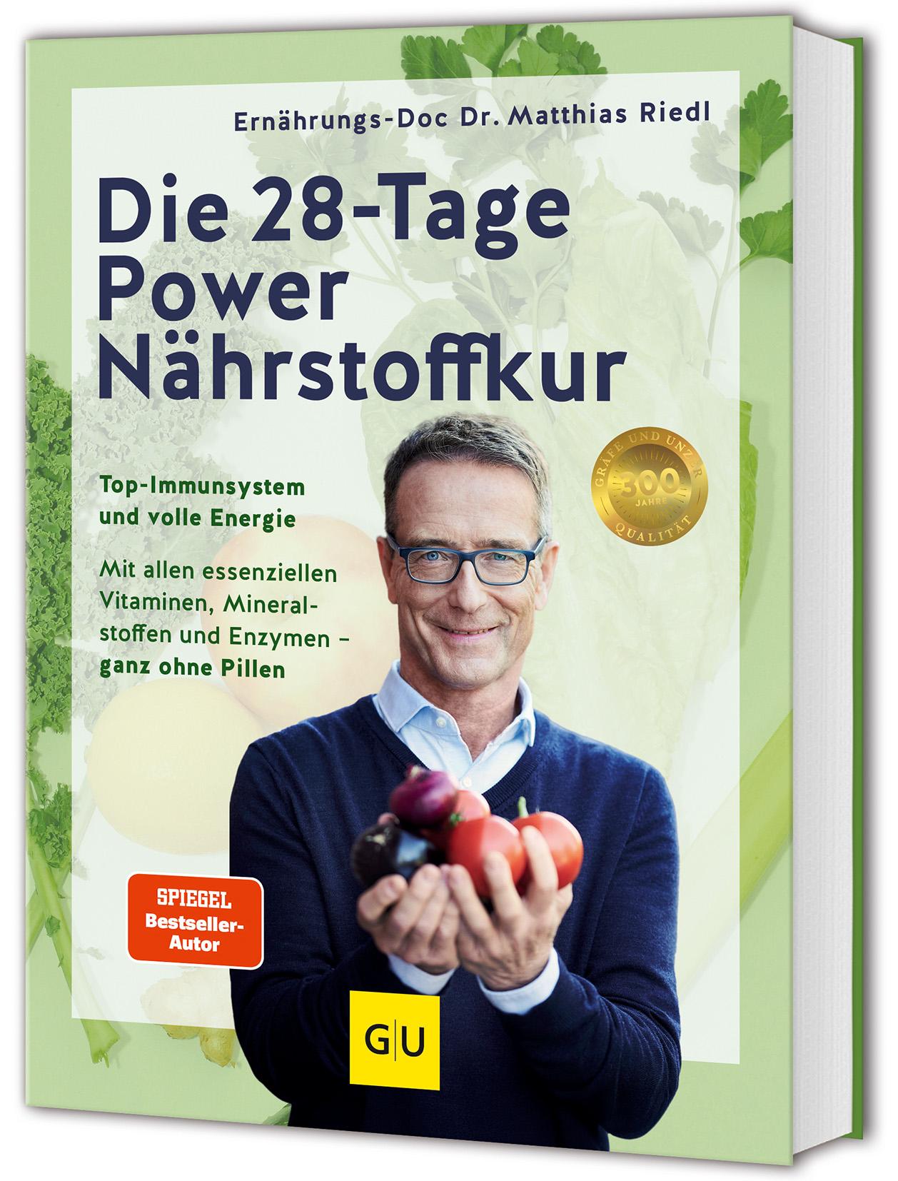 Cover: 9783833895845 | Die 28-Tage-Power-Nährstoffkur | Matthias Riedl | Buch | Erkrankungen