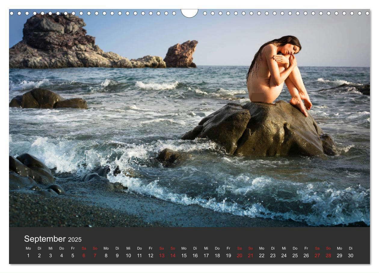 Bild: 9783435294138 | Aktfotografie am Meer (Wandkalender 2025 DIN A3 quer), CALVENDO...