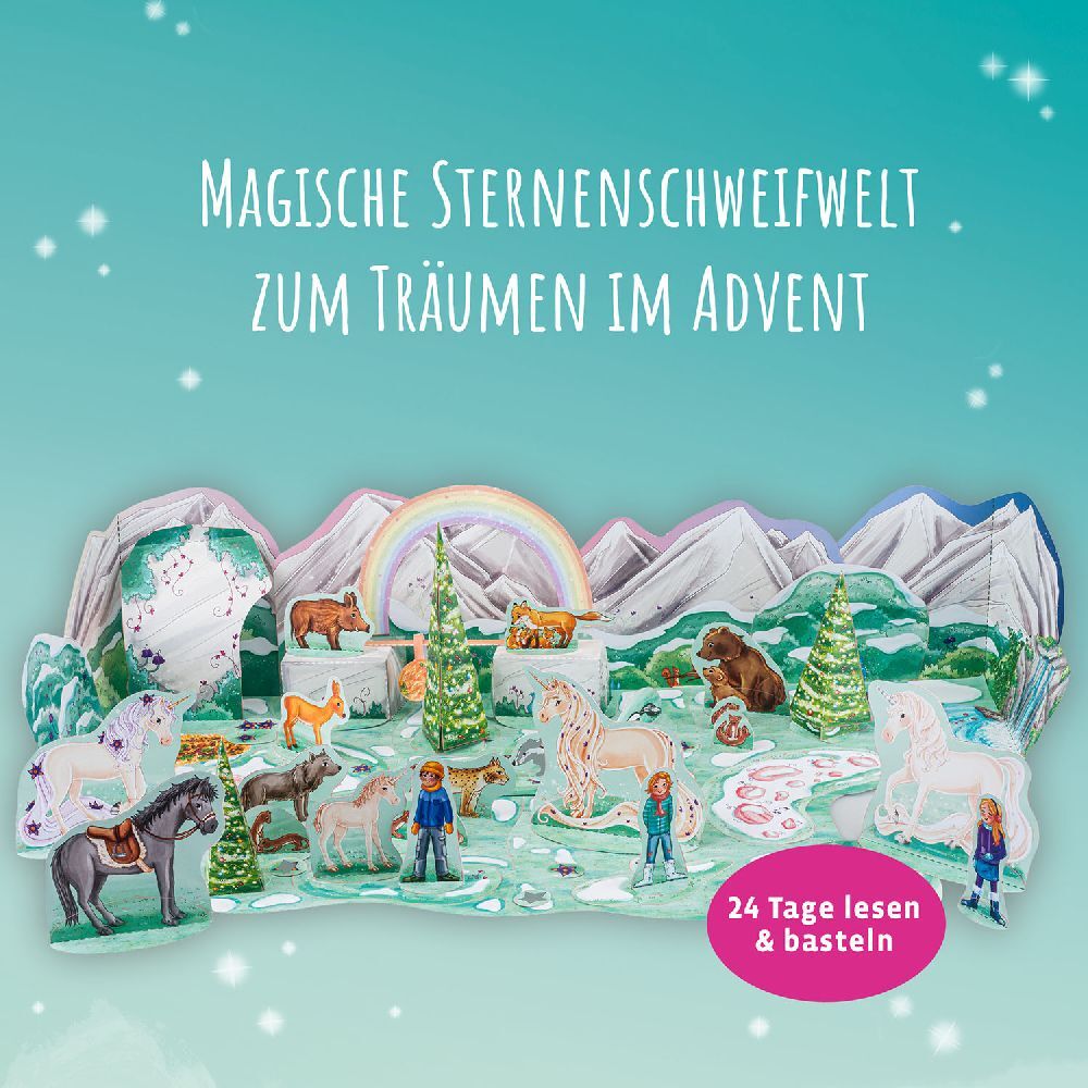 Bild: 9783440174074 | Sternenschweif Adventskalender, Ein Einhorn zu Weihnachten | Chapman