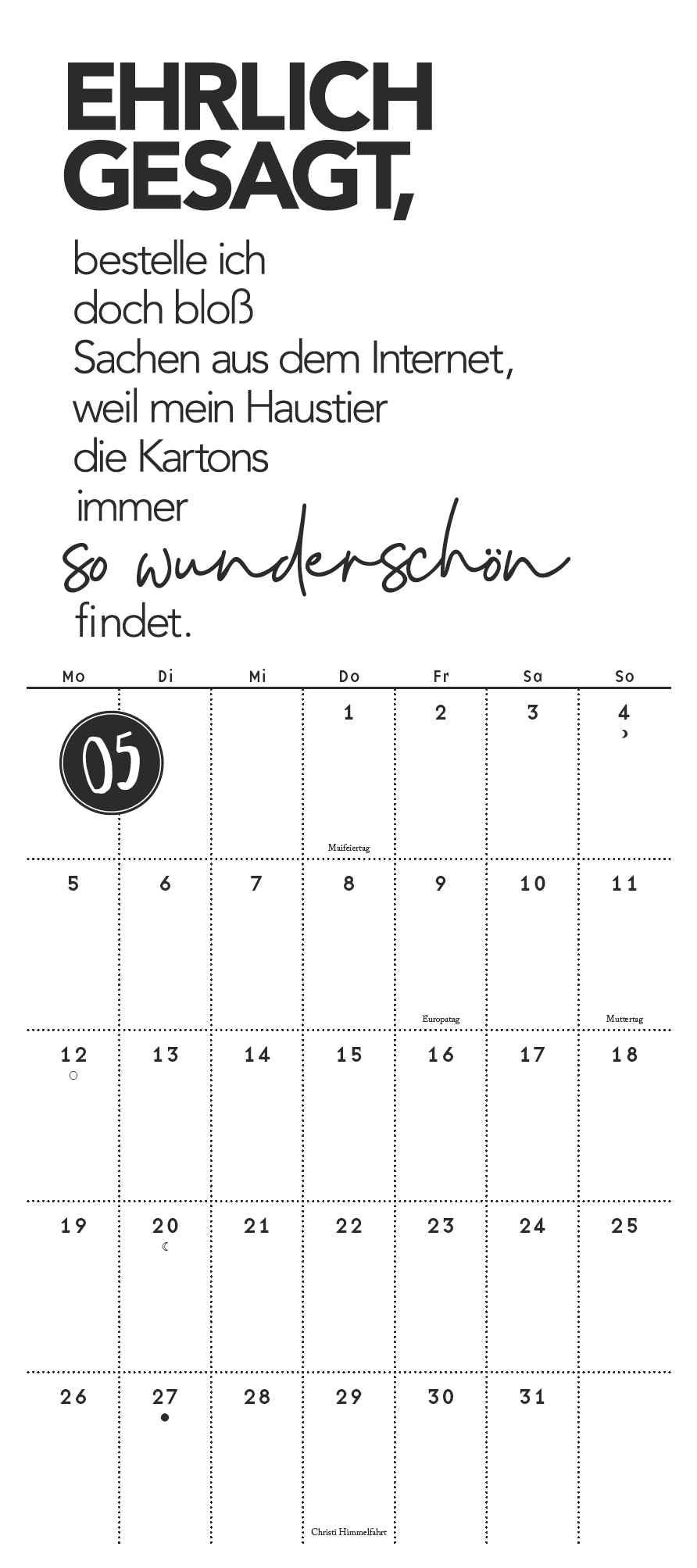 Bild: 4250809653587 | Funi Smart Art Notizkalender 2025 - Planer - Funny Quotes, Sprüche...