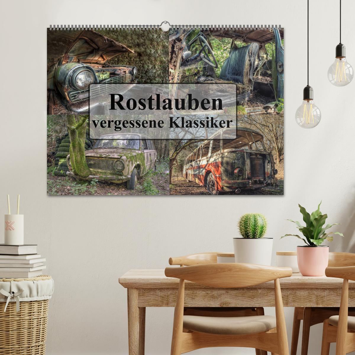 Bild: 9783435575237 | Rostlauben - vergessene Klassiker (Wandkalender 2025 DIN A2 quer),...