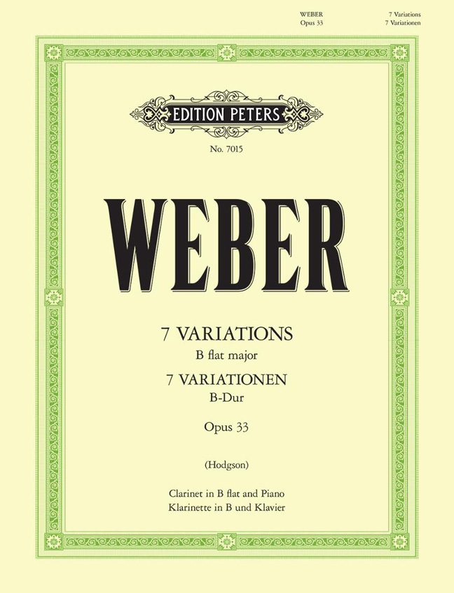 Cover: 9790577081397 | 7 Variations Op.33 | Carl Maria von Weber | Buch | Edition Peters