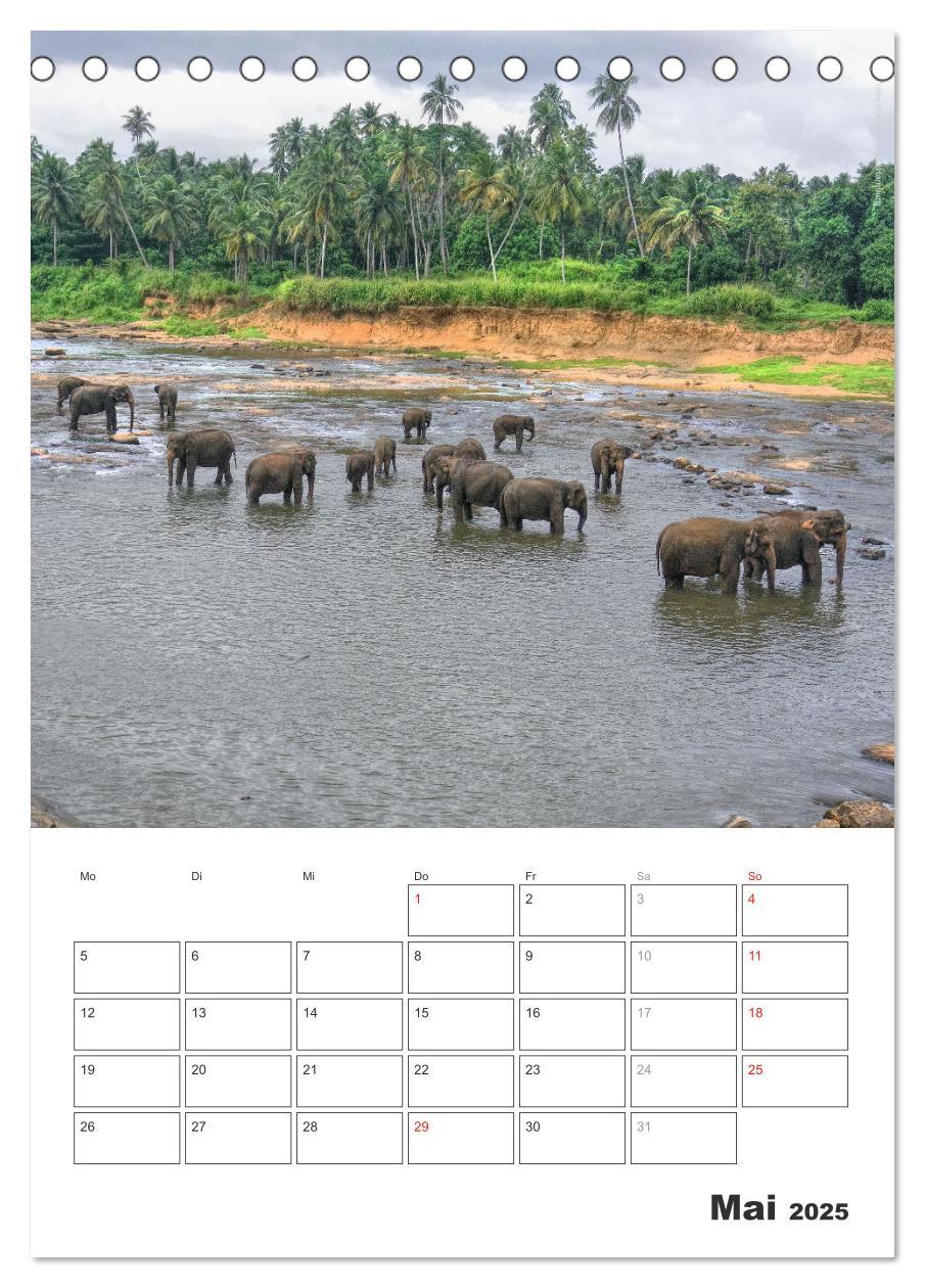 Bild: 9783457050682 | Sri Lanka 2025 - Exotisches Paradies - Jahresplaner (Tischkalender...