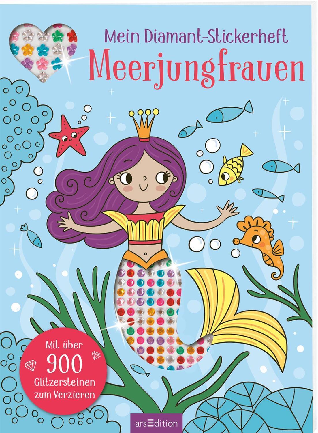 Cover: 9783845855509 | Mein Diamant-Stickerheft - Meerjungfrauen | Taschenbuch | 32 S. | 2023