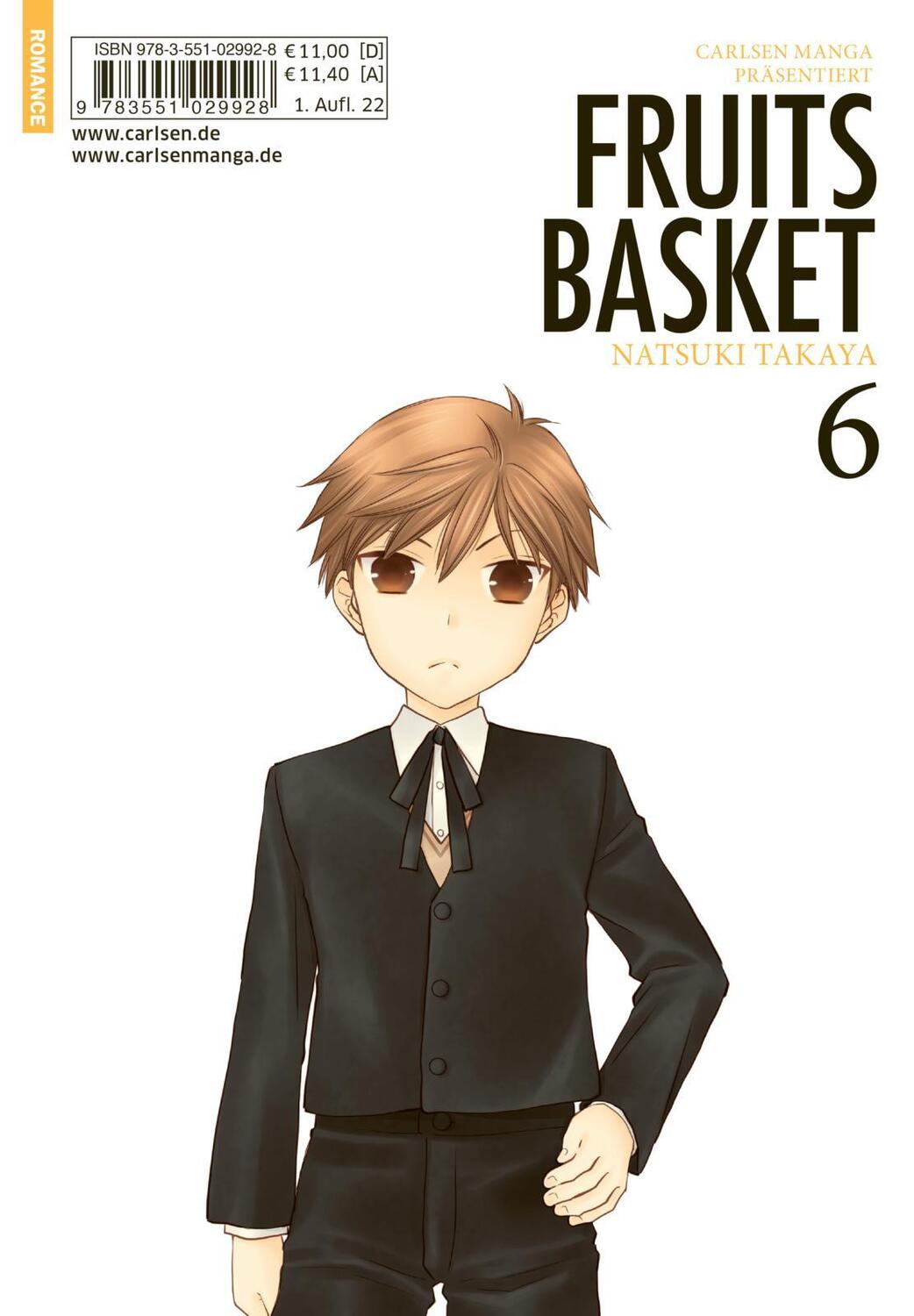 Rückseite: 9783551029928 | Fruits Basket Pearls 6 | Natsuki Takaya | Taschenbuch | 392 S. | 2022