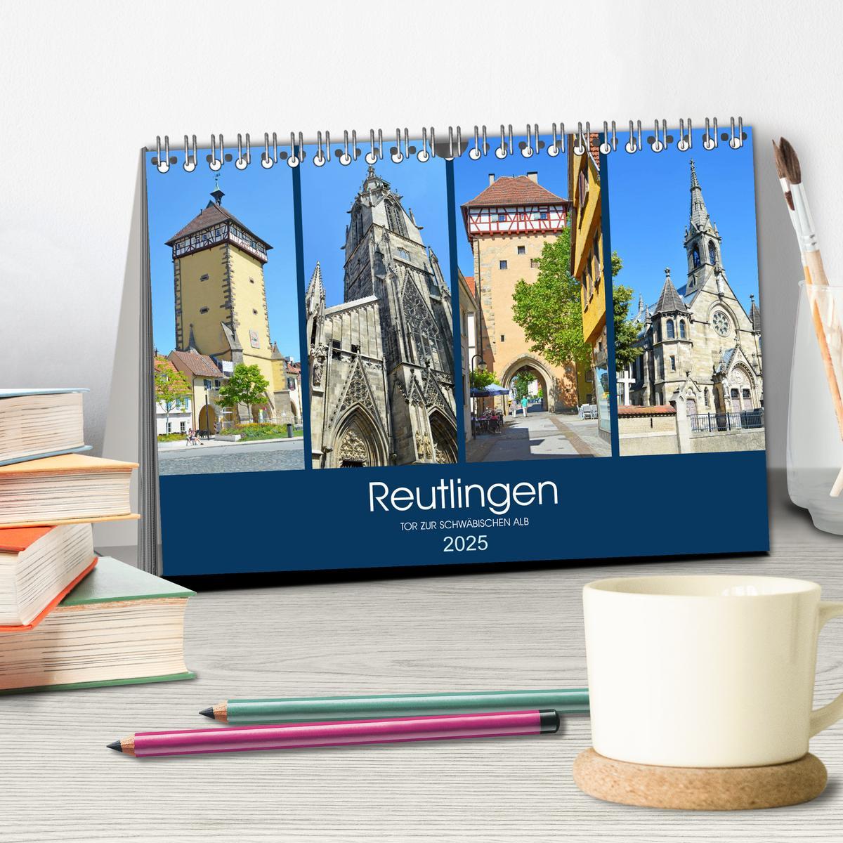 Bild: 9783435309726 | Reutlingen - Tor zur Schwäbischen Alb (Tischkalender 2025 DIN A5...