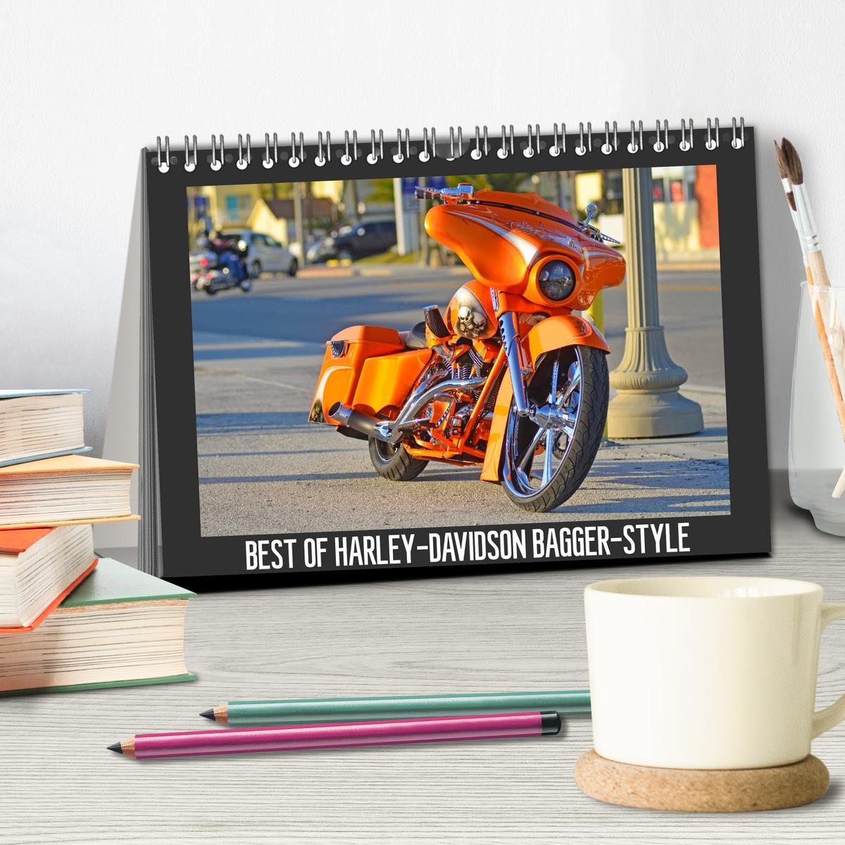 Bild: 9783435787753 | BEST OF HARLEY-DAVIDSON BAGGER-STYLE (Tischkalender 2025 DIN A5...