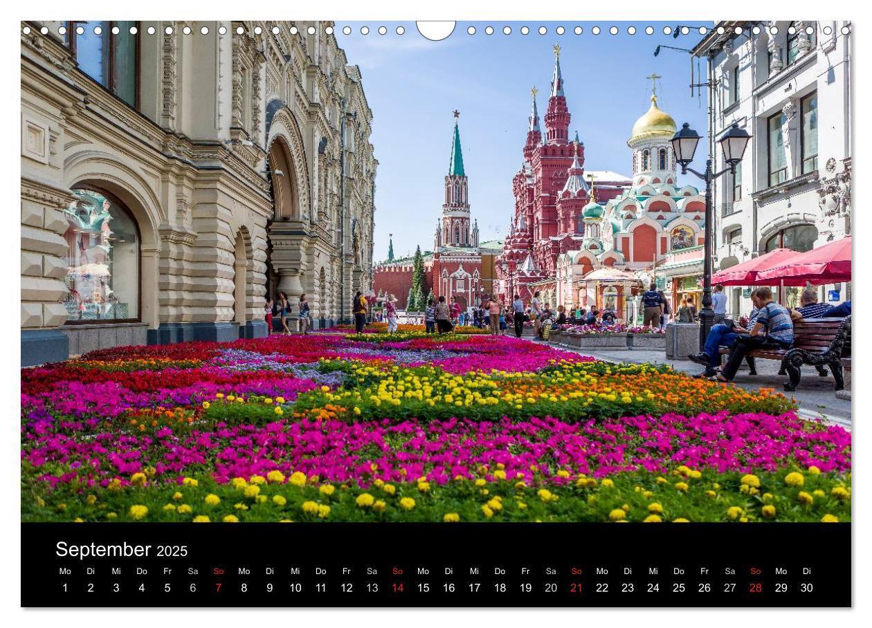 Bild: 9783435644247 | Moskau 2025 (Wandkalender 2025 DIN A3 quer), CALVENDO Monatskalender