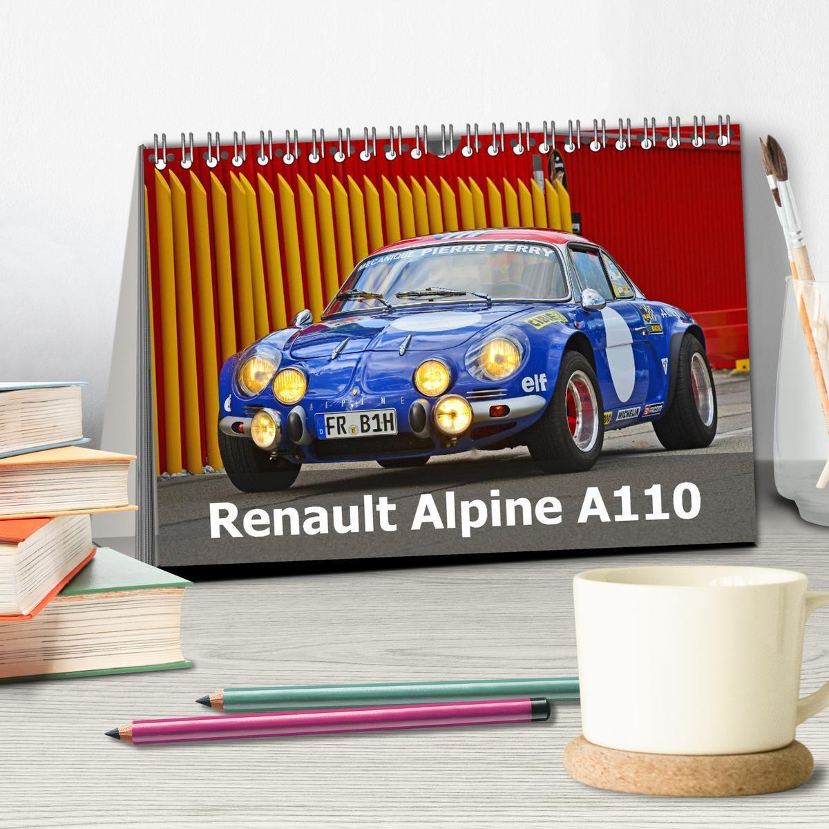 Bild: 9783435356515 | Renault Alpine A110 (Tischkalender 2025 DIN A5 quer), CALVENDO...