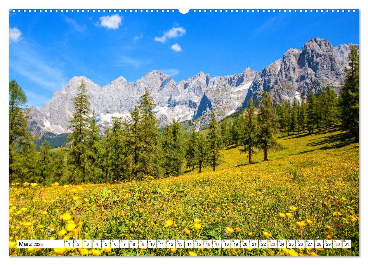 Bild: 9783435165148 | Ramsau am Dachstein (Wandkalender 2025 DIN A2 quer), CALVENDO...