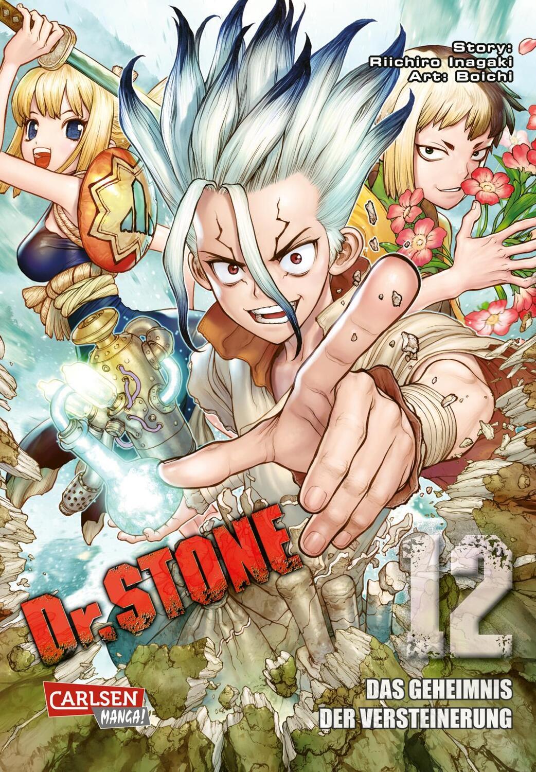 Cover: 9783551750198 | Dr. Stone 12 | Verrückte Abenteuer, Action und Wissenschaft! | Buch