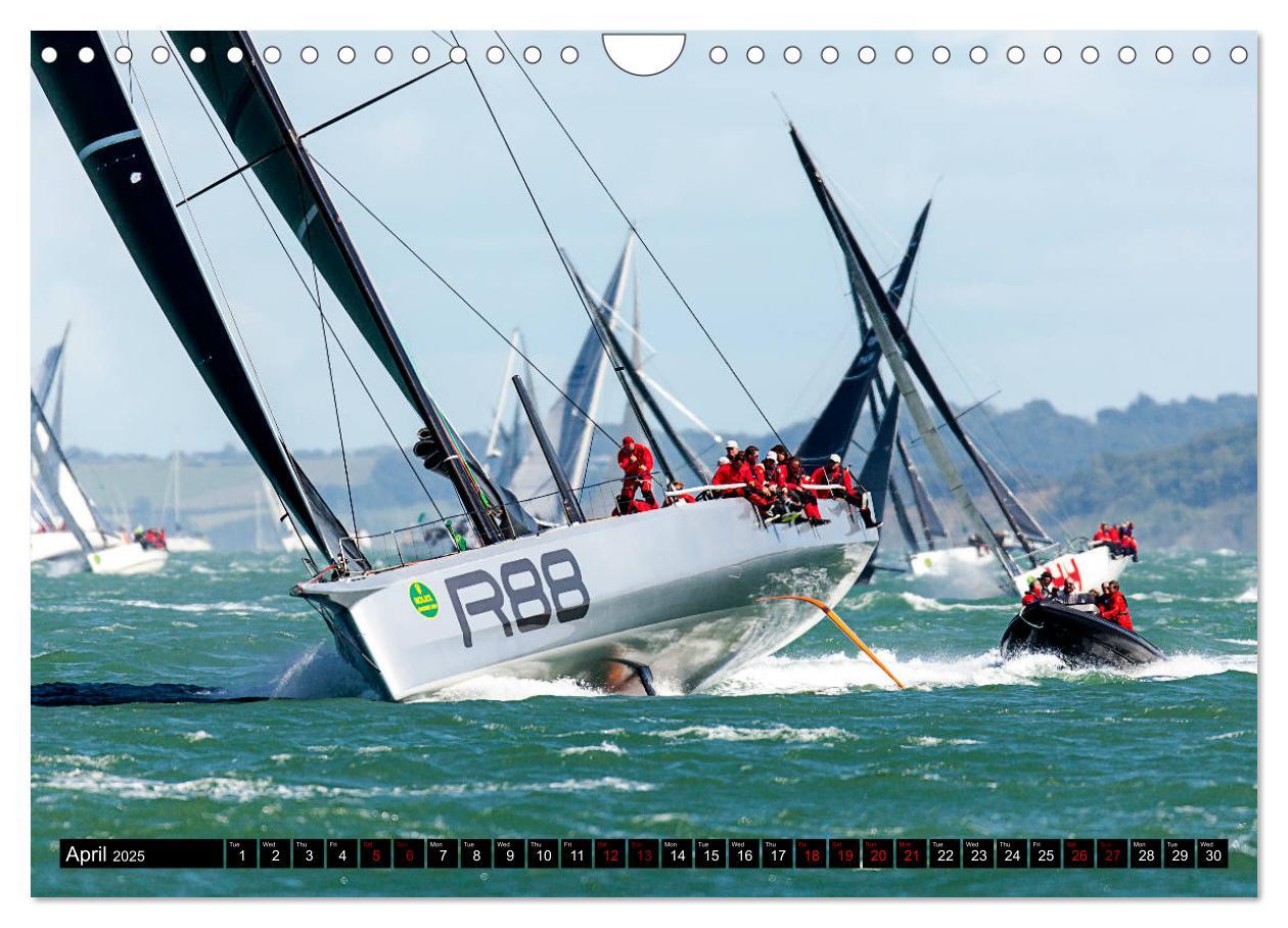 Bild: 9781325946181 | Rolex Fastnet Race (Wall Calendar 2025 DIN A4 landscape), CALVENDO...