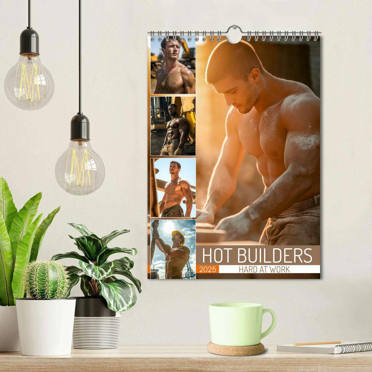 Bild: 9781325990412 | Hot Builders - Hard at Work (Wall Calendar 2025 DIN A4 portrait),...