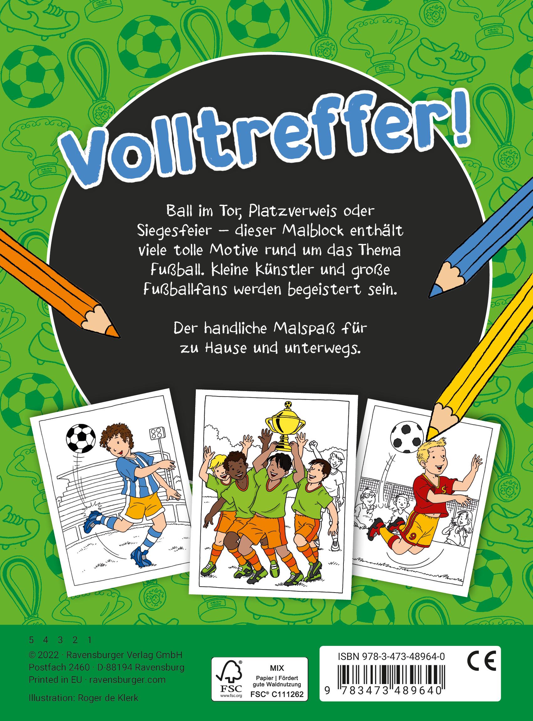 Rückseite: 9783473489640 | Malen für kleine Fußballfans ab 4 Jahren | Roger De Klerk | Buch