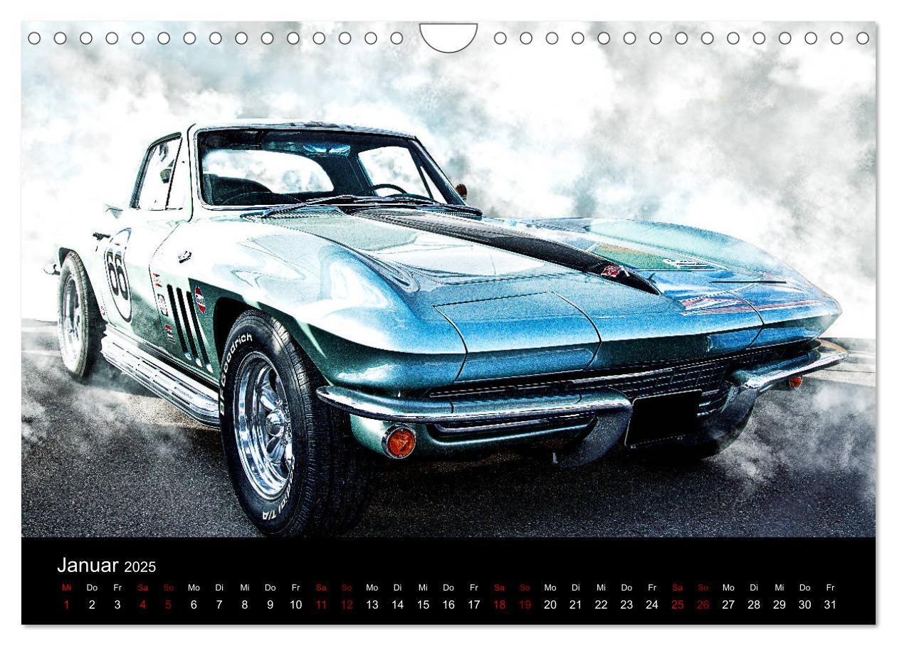 Bild: 9783435409037 | American Automobile (Wandkalender 2025 DIN A4 quer), CALVENDO...