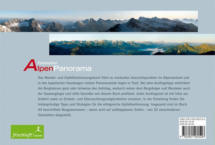 Rückseite: 9783981460506 | Faszination Alpenpanorama | Michael Reimer | Taschenbuch | 160 S.