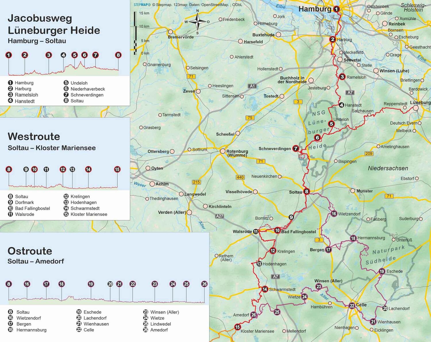 Bild: 9783866867895 | Jacobusweg Lüneburger Heide | Wolfgang Barelds | Taschenbuch | 224 S.