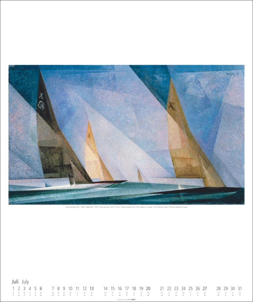 Bild: 9783839900147 | Lyonel Feininger Kalender 2025 | Lyonel Feininger | Kalender | 14 S.