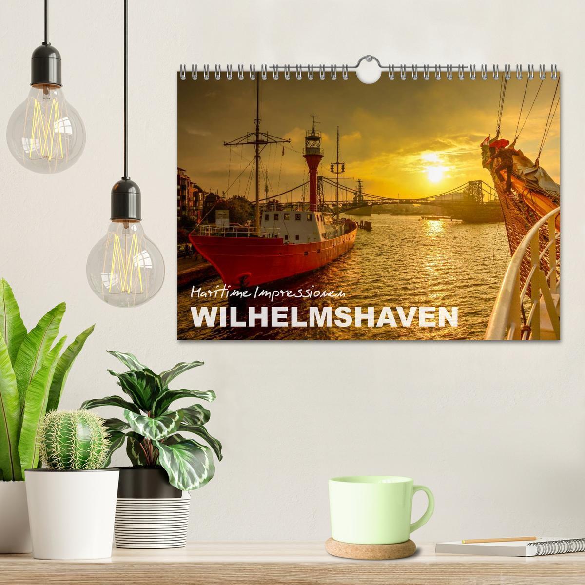 Bild: 9783435633593 | Maritime Impressionen Wilhelmshaven (Wandkalender 2025 DIN A4...