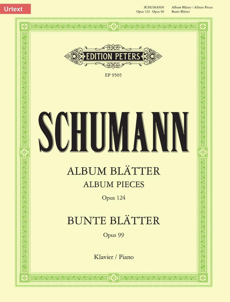 Cover: 9790014077112 | Album Leaves Op. 124 &amp; Bunte Blätter Op. 99 | Urtext | Taschenbuch