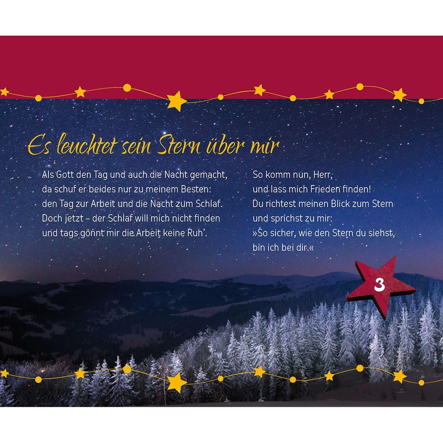 Bild: 9783842978317 | Seht, es leuchtet sein Stern | Adventskalender | Ruth Heil | Kalender