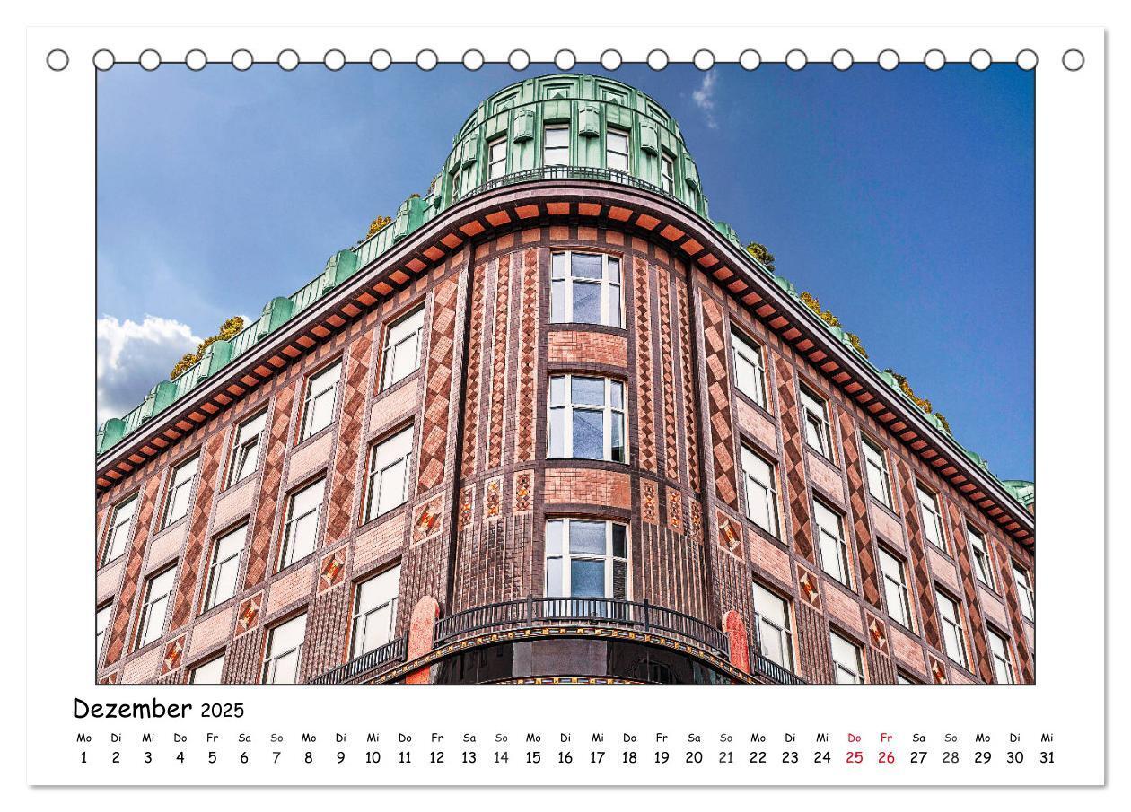 Bild: 9783435254699 | Wiener Jugendstil-Fassaden (Tischkalender 2025 DIN A5 quer),...