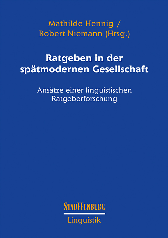 Cover: 9783958091658 | Ratgeben in der spätmodernen Gesellschaft | Mathilde Hennig (u. a.)