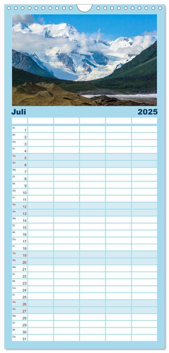 Bild: 9783457121344 | Familienplaner 2025 - Der Alaska Kalender mit 5 Spalten...