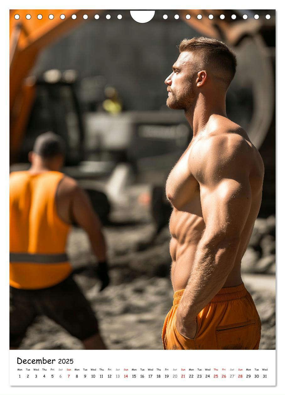 Bild: 9781325990412 | Hot Builders - Hard at Work (Wall Calendar 2025 DIN A4 portrait),...