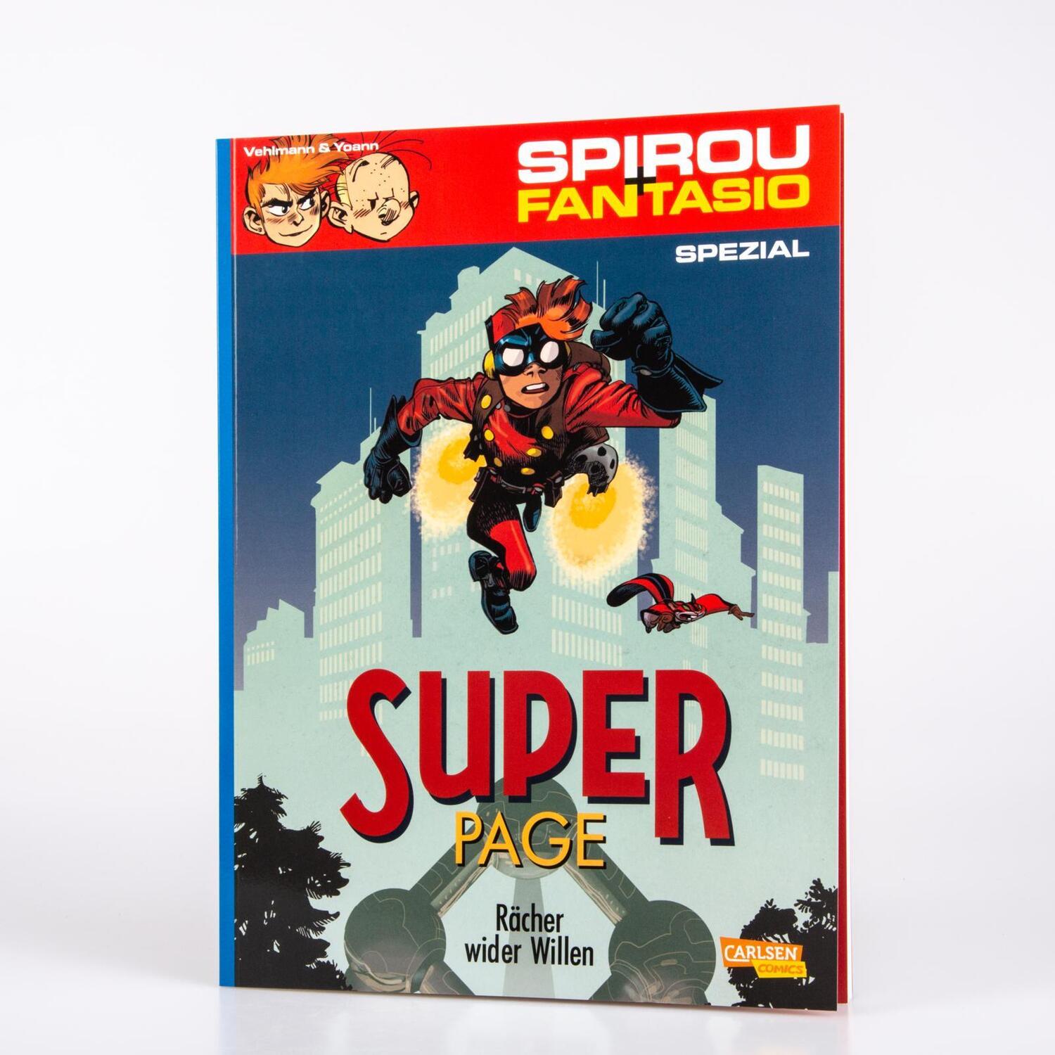 Bild: 9783551776686 | Spirou und Fantasio Spezial 29: Der Superpage 1 | Rächer wider Willen