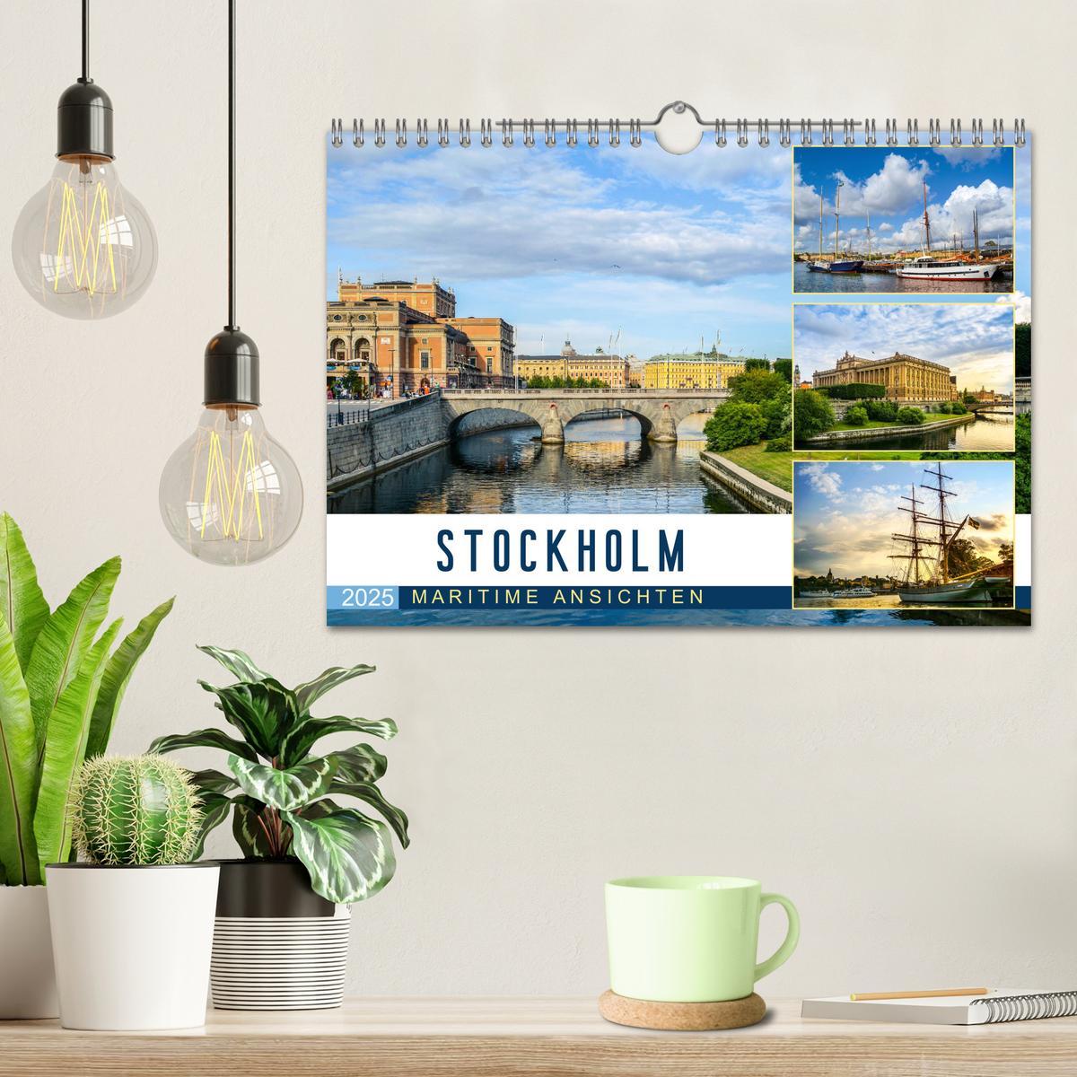 Bild: 9783435106059 | Stockholm - Maritime Ansichten (Wandkalender 2025 DIN A4 quer),...