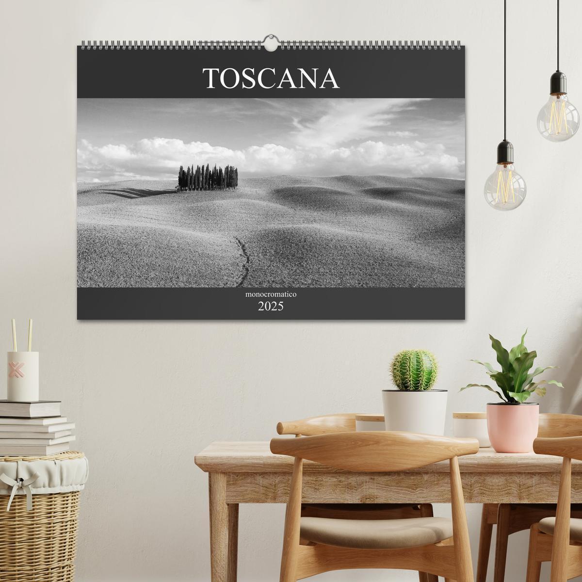 Bild: 9783435393305 | Toscana - monocromatico (Wandkalender 2025 DIN A2 quer), CALVENDO...