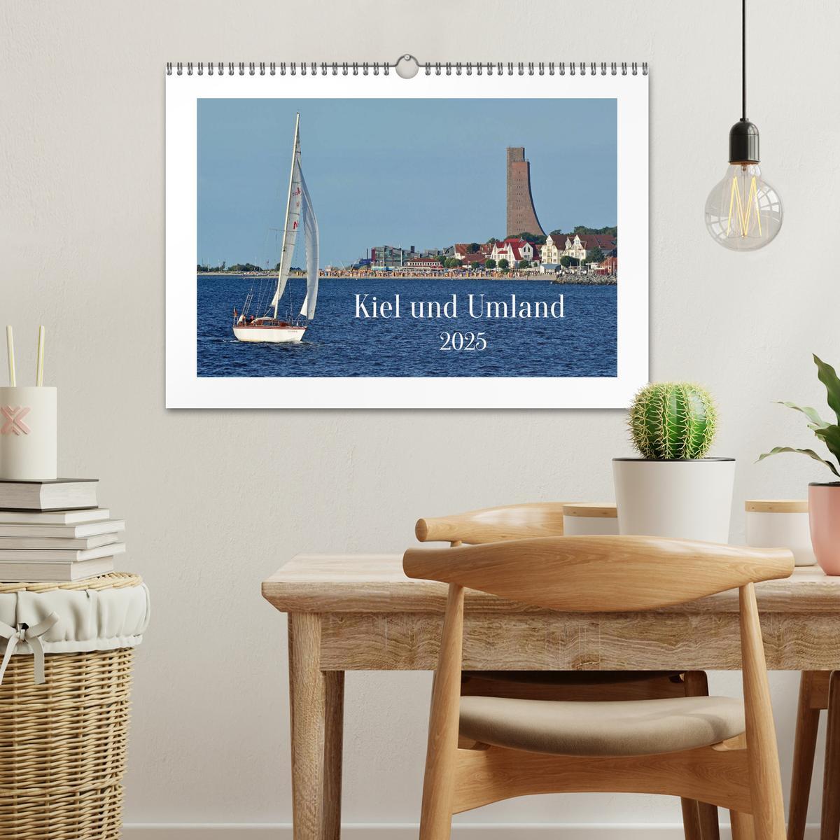 Bild: 9783435799589 | Kiel und Umland (Wandkalender 2025 DIN A3 quer), CALVENDO...