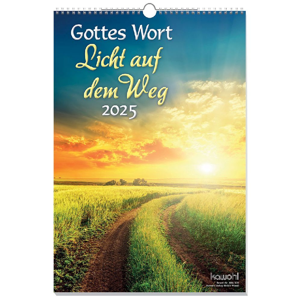 Cover: 9783754837054 | Gottes Wort - Licht auf dem Weg 2025 | Wandkalender | Kalender | 14 S.