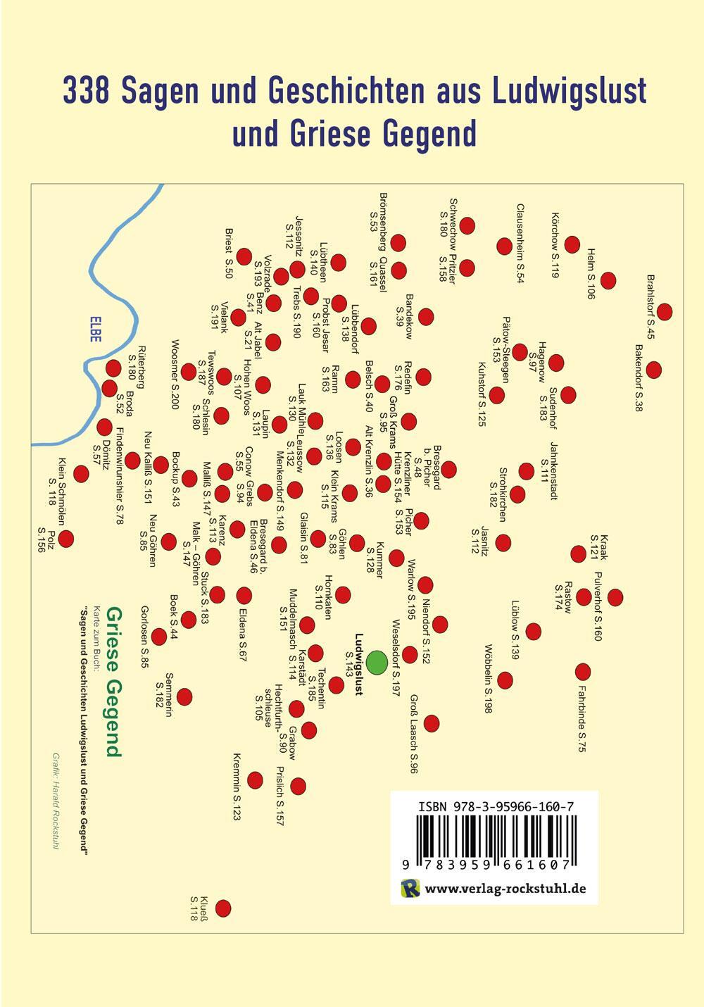 Rückseite: 9783959661607 | Sagen und Geschichten LUDWIGSLUST und Griese Gegend | Frank Löser