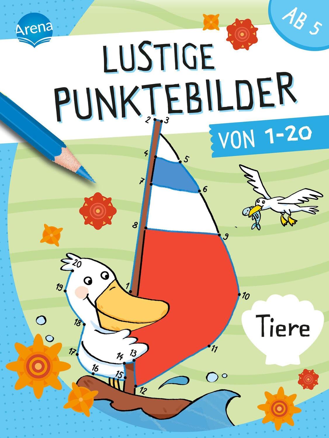 Cover: 9783401718309 | Lustige Punktebilder von 1-20. Tiere | Silke Reimers | Taschenbuch