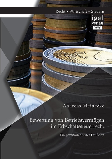 Cover: 9783954850952 | Bewertung von Betriebsvermögen im Erbschaftssteuerrecht: Ein...