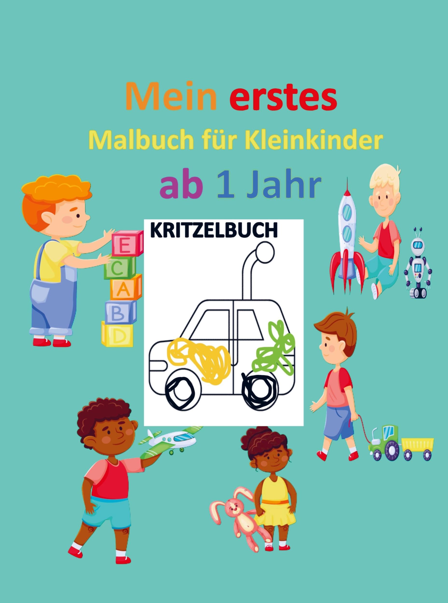 Cover: 9789403684925 | Kritzelbuch für Kinder ab 1 Jahr: Mein erstes Malbuch für...