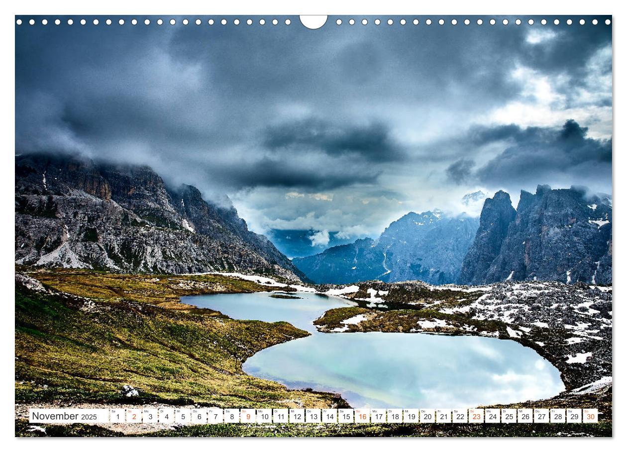 Bild: 9783435139330 | Wege durch die Alpen (Wandkalender 2025 DIN A3 quer), CALVENDO...