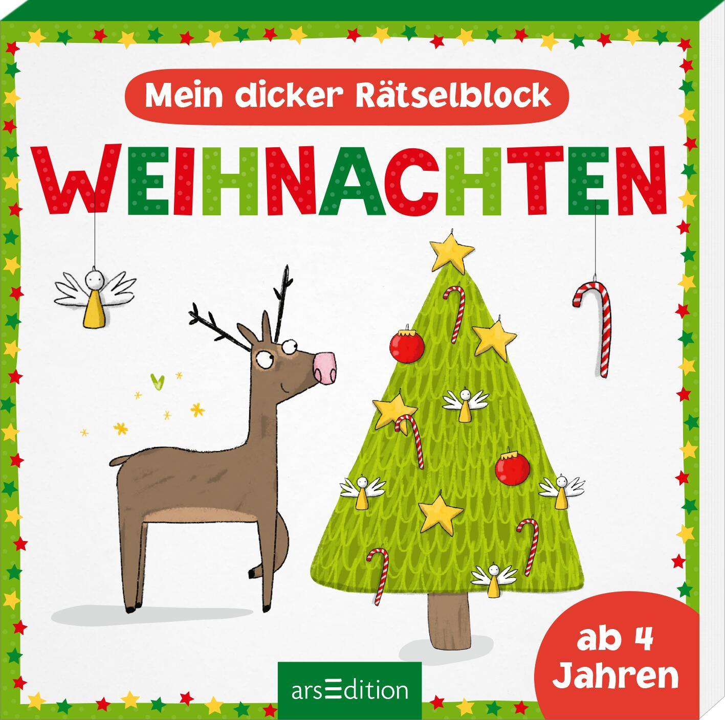 Cover: 9783845853208 | Mein dicker Rätselblock Weihnachten | Ab 4 Jahren | Sophia Schrade